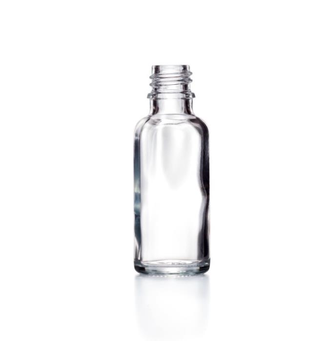 30ml Clear Glass Dropper Bottle, GL18 Neck